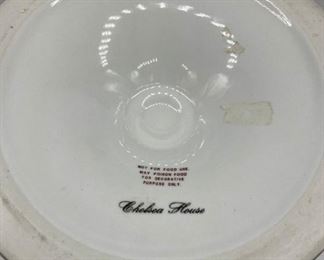 Chelsea House aqua and floral vase