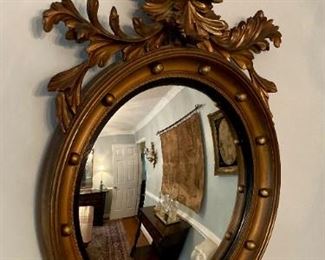 Vintage Karcher Regency convex mirror 