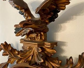 Vintage Karcher Regency convex mirror 