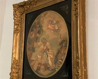 Antique English Georgian needlework