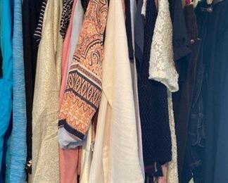 Designer and casual women's clothing, including Synergy Organic, Nahdree, Studio by Searle, Banana Republic, Brooks Brothers, Ralph Lauren, Meyer's, Izod, Tommy Hilfiger, The North Face, Lilly Pulitzer, L.L. Bean, Moulinette Souers, The Limited, J. Crew, Limited Express and many more!