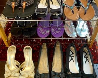 Women's shoes: dress shoes, sandals, flip-flops, sneakers, boots and more! Chanel, Coach, Ralph Lauren and Anne Klein to name a few.