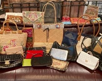 Purses, handbags, clutches and more!