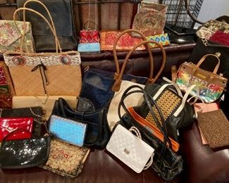 Purses, handbags, clutches and more!