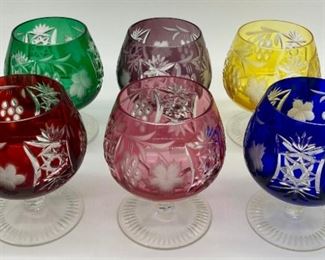 Marsala by Ajka brandy glasses