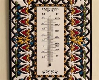 Artecer Artesania Spanish hand painted thermometer 