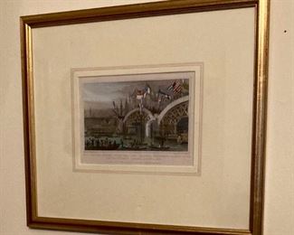 Vintage London Bridge print