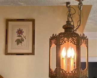 Vintage brass chandelier