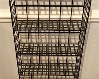 Vintage wrought iron six-tier stand