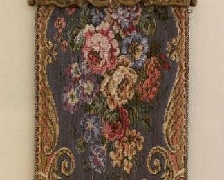 Vintage Corona tapestry bell pull
