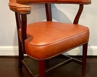 Vintage leather arm chair