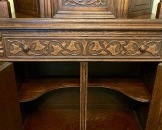 Antique court cupboard