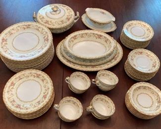 Noritake Columbine China #3803 62 pieces