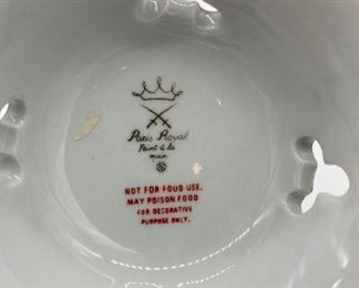 Paris Royal floral vase