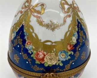 Limoges France hinged egg