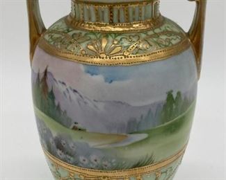 Vintage Nippon painted vase