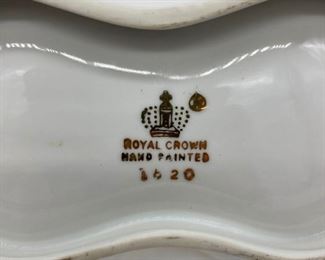 Royal Crown rose dish