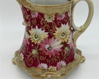 Nippon hand-painted pitcher