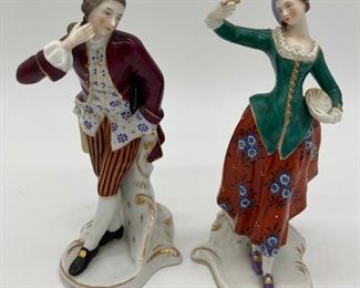 Vintage Victorian lady and gent