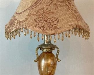 Art Nouveau glass lamp
