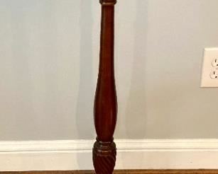 Vintage tall pedestal table