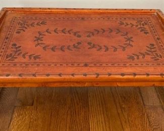 Vintage William Wayne & Co. floral tray