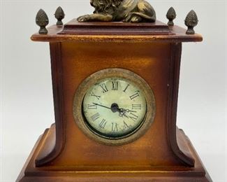 Clawfoot mantle clock