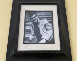 Original framed photo "Man on Steps"