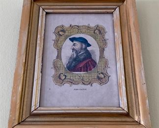 Vintage John Calvin print