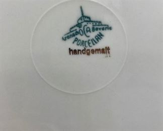 Handgemalt porcelain 3 piece set