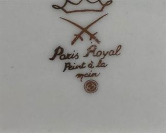 Royal Paris floral platter