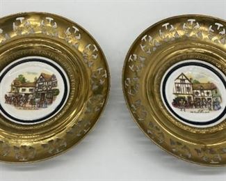 Vintage Regengy bone china and brass