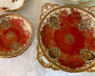 Antique Meito Porzellan set