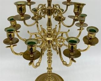 Vintage brass candelabra 