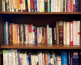Loads of books: Self-help, reference books, DIY books, non-fiction, biographies, fiction