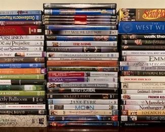 DVDs and VHS tapes