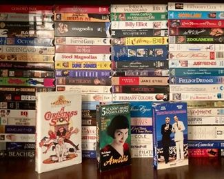 DVDs and VHS tapes