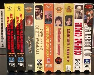 DVDs and VHS tapes