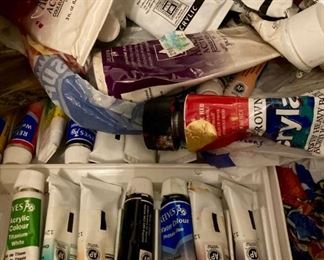 Paints and art supplies