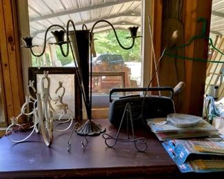 Metal decor rustic etc