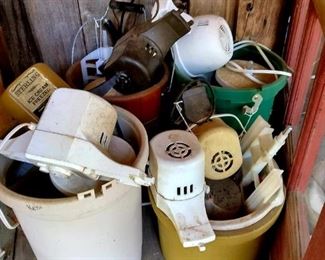 Old ice cream freezers