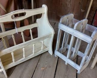 Old magazine stands 