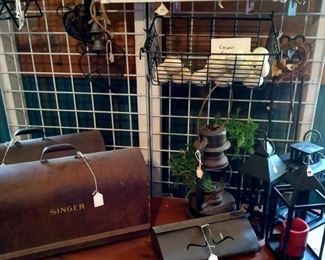 Egg baskets 
Wood sewing machine cover