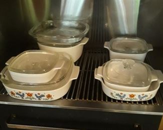 Ovenware/cookware with glass top