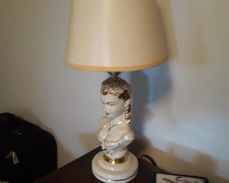 Pair of figural lamps