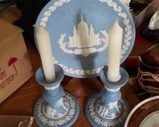 Wedgwood  candle holders 