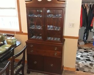 Matching china cabinet