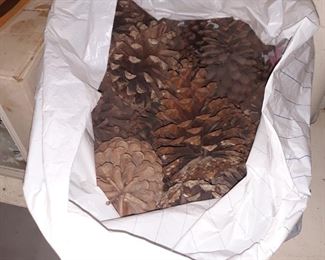 Oversized pine cones