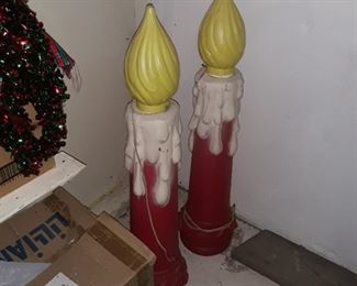 Blow mold candles