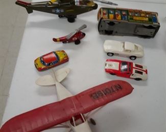 Tin litho toys  and others